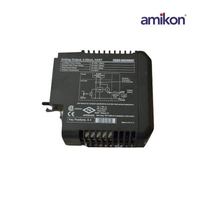 Módulo de salida analógica DeltaV de EMERSON KJ3002X1-BE1 12P0682X052