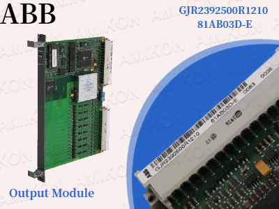 Por qué el módulo de salida ABB GJR2392500R1210 81AB03D-E es ideal para su sistema.