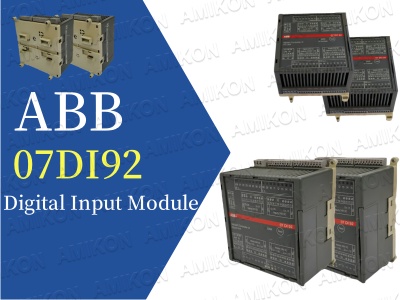 Módulo de entrada digital ABB 07DI92: solución multicanal de grado industrial que facilita un control de automatización eficiente.