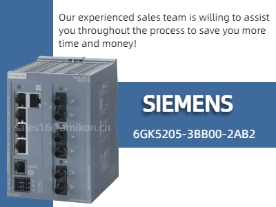 Conmutador Ethernet administrado Siemens 6GK5205-3BB00-2AB2: redes confiables para aplicaciones industriales