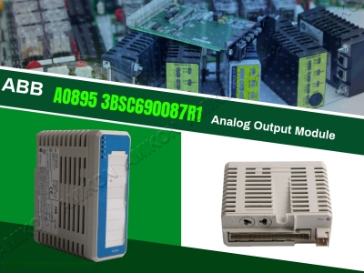¿Qué hace del ABB AO895 3BSC690087R1 la opción inteligente para el control de salida analógica de alta integridad?