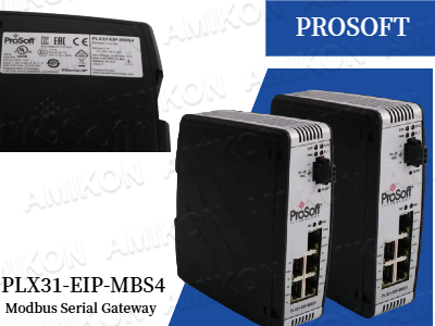 Desbloqueando la conectividad sin interrupciones: El poder de la pasarela serie Modbus PROSOFT PLX31-EIP-MBS4