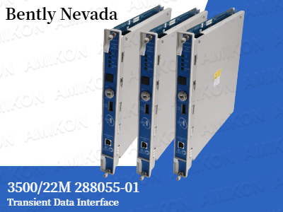 Monitoreo confiable de maquinaria con la interfaz de datos transitorios Bently Nevada 3500/22M 288055-01